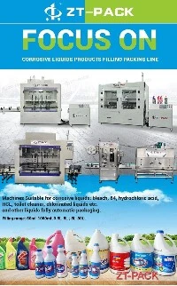 Corosive Liquids Filling Machine Packing Line