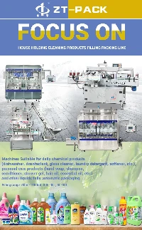 Daily Chemicals Filling Machine Packing Line