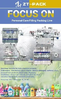 Personal Care Filling Machine Packing Line